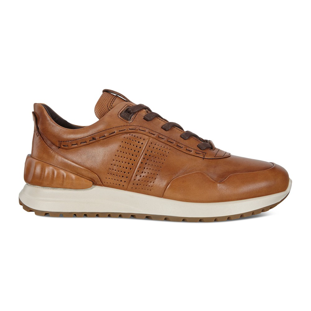 ECCO Mens Sneakers Brown - Astir Embossed - VUL-867250